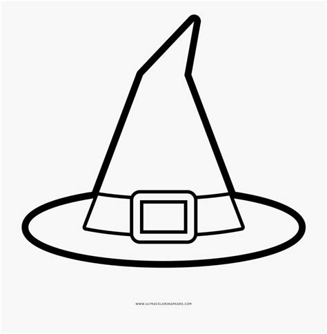 Witch Hat Outline Rubber Stamps: Create Spooky Designs